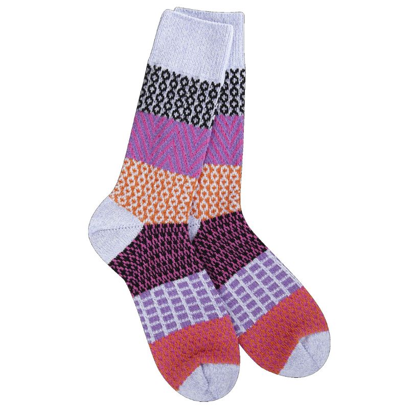 Lavender Gallery Crew Sock